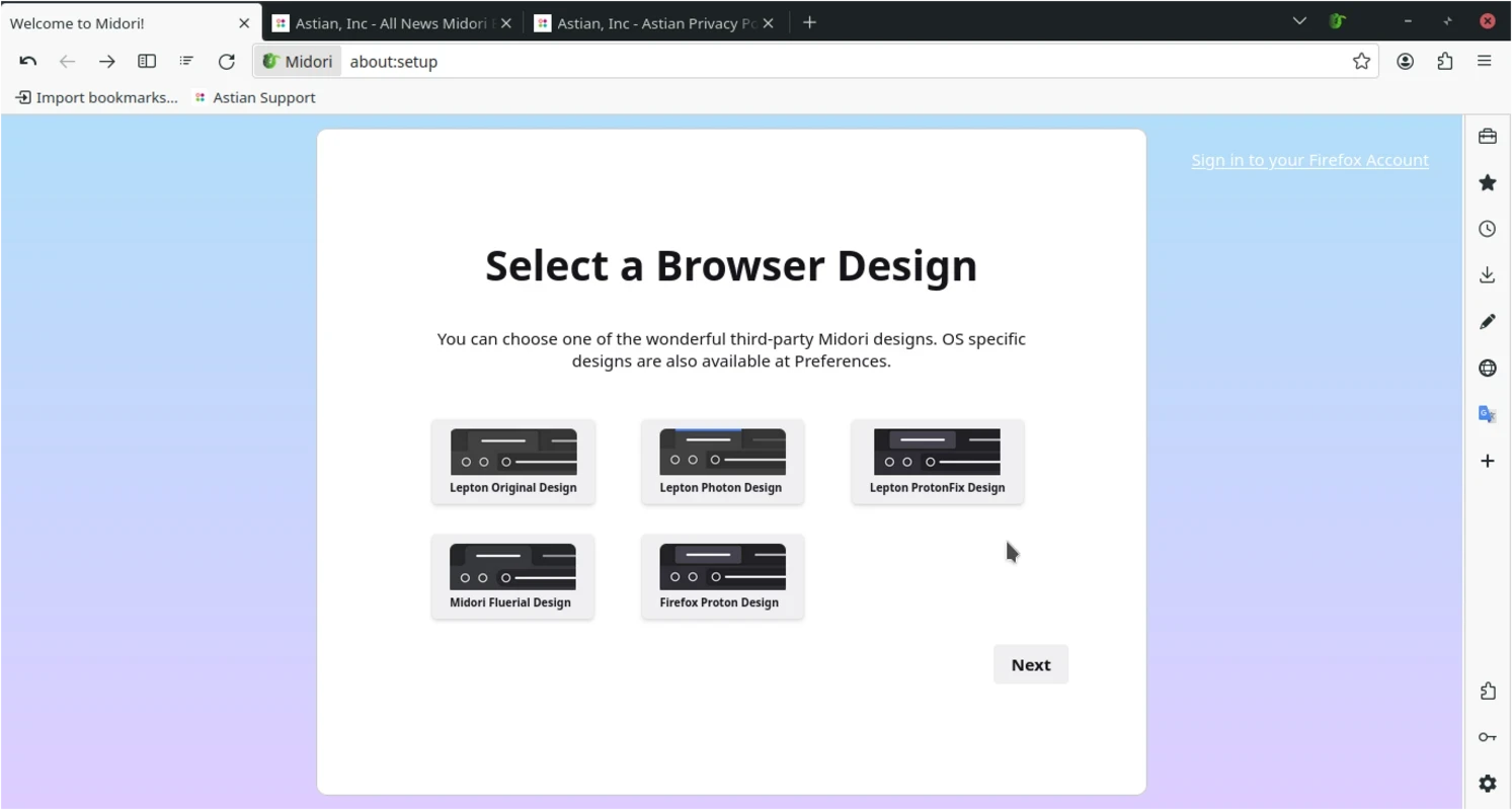 Midori Browser – Screenshot 4